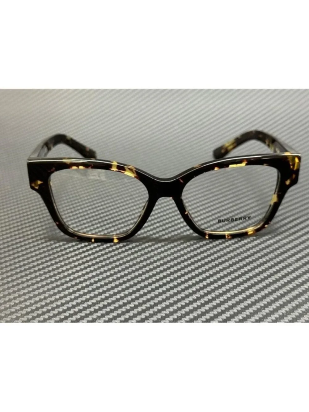 New Burberry Women Yellow Havana Eyeglasses 54-16-140
